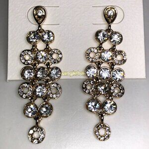 Amrita Gold & Crystal Chandelier Earrings
